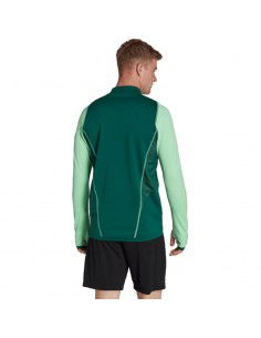 Adidas Tiro 23 Competition Ανδρική Μπλούζα με Φερμουάρ Μακρυμάνικη Πράσινη HU1308 2