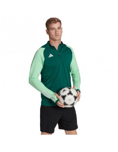 Adidas Tiro 23 Competition Ανδρική Μπλούζα με Φερμουάρ Μακρυμάνικη Πράσινη HU1308 Adidas Tiro 23 Competition Ανδρική Μπλούζα με Φερμουάρ Μακρυμάνικη Πράσινη HU1308