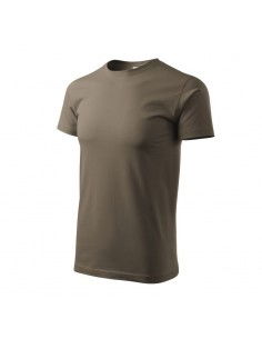 Malfini Ανδρικό Διαφημιστικό T-shirt Κοντομάνικο σε Καφέ Χρώμα MLI-13729