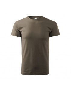 Malfini Ανδρικό Διαφημιστικό T-shirt Κοντομάνικο σε Καφέ Χρώμα MLI-13729 2