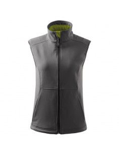 Malfini Softshell Γυναικείο Αμάνικο Μπουφάν Γκρι MLI-51636