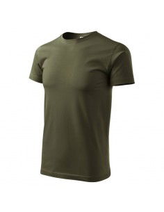 Malfini Ανδρικό Διαφημιστικό T-shirt Κοντομάνικο σε Πράσινο Χρώμα MLI-13769