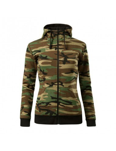 Malfini Camo Zipper Sweatshirt W MLIC2033 Malfini Camo Zipper Sweatshirt W MLIC2033