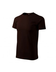 Malfini Ανδρικό Διαφημιστικό T-shirt Κοντομάνικο σε Καφέ Χρώμα MLI-13727