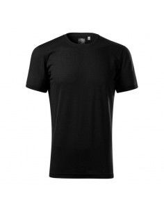 Malfini Ανδρικό Διαφημιστικό T-shirt Κοντομάνικο σε Μαύρο Χρώμα MLI-15701 2