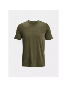 Under Armour Ανδρικό Αθλητικό T-shirt Κοντομάνικο Χακί 1326799-390
