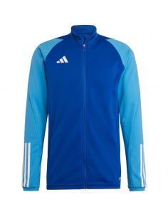 Adidas Tiro 23 Competition Ανδρική Φούτερ Ζακέτα με Τσέπες Μπλε HU1305