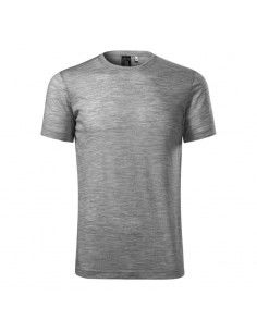 Malfini Ανδρικό Διαφημιστικό T-shirt Κοντομάνικο σε Γκρι Χρώμα MLI-15712