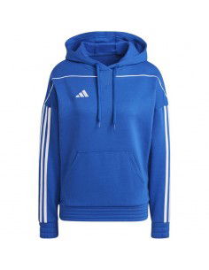 Adidas Tiro 23 League Γυναικείο Φούτερ με Κουκούλα Μπλε IC7851