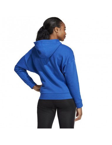 Adidas Tiro 23 League Γυναικείο Φούτερ με Κουκούλα Μπλε IC7851 Adidas Tiro 23 League Γυναικείο Φούτερ με Κουκούλα Μπλε IC7851