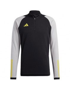 Adidas Tiro 23 Competition Ανδρική Αθλητική Μπλούζα Μακρυμάνικη με Φερμουάρ Μαύρη HU1307