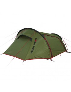 High Peak Sparrow Σκηνή Camping Τούνελ Πράσινη με Διπλό Πανί 4 Εποχών για 2 Άτομα 260x120x90εκ. 10186