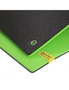 Club fitness mat with holes HMS Premium MFK03 GreenBlack 2