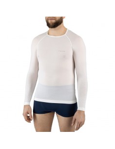 Viking 500-25-3457-0100 Ανδρική Ισοθερμική Μακρυμάνικη Μπλούζα Λευκή