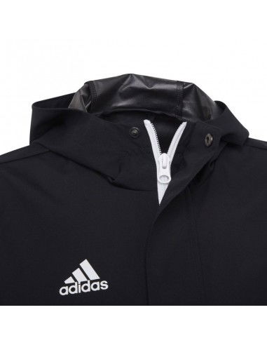 Adidas Παιδικό Αθλητικό Μπουφάν Κοντό με Κουκούλα Μαύρο IK4014 Adidas Παιδικό Αθλητικό Μπουφάν Κοντό με Κουκούλα Μαύρο IK4014