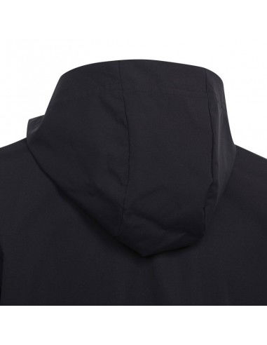 Adidas Παιδικό Αθλητικό Μπουφάν Κοντό με Κουκούλα Μαύρο IK4014 Adidas Παιδικό Αθλητικό Μπουφάν Κοντό με Κουκούλα Μαύρο IK4014