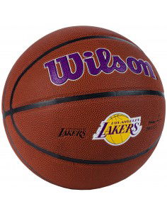 Wilson NBA LA Lakers Μπάλα Μπάσκετ Indoor/Outdoor WTB3100XBLAL 2