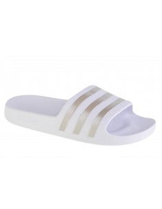 Adidas Adilette Slides Cloud White / Platinum Metallic EF1730 2