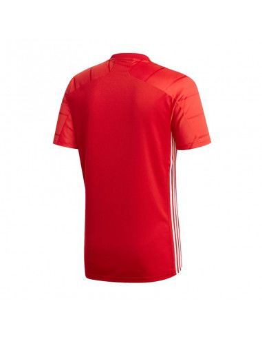Adidas Campeon 21 Αθλητικό Ανδρικό T-shirt Κόκκινο με Ρίγες FT6763 Adidas Campeon 21 Αθλητικό Ανδρικό T-shirt Κόκκινο με Ρίγες FT6763