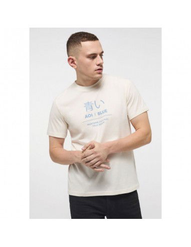 Mustang Ανδρικό T-shirt Κοντομάνικο Μπεζ 1013522 2013 Mustang Ανδρικό T-shirt Κοντομάνικο Μπεζ 1013522 2013