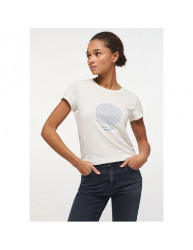 Mustang Γυναικείο T-shirt Λευκό 10133832013 Mustang Γυναικείο T-shirt Λευκό 10133832013