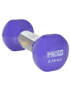 Profit vinyl dumbbells 075kg purple DK 4102