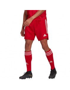Adidas Condivo 21 Primeblue Αθλητική Ανδρική Βερμούδα Κόκκινη GJ6810 2