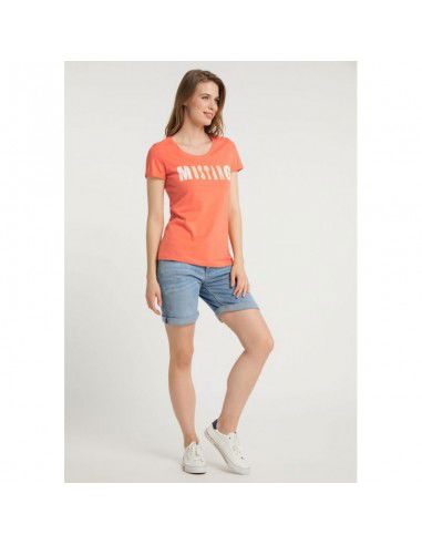 Mustang Γυναικείο T-shirt Ροζ 1009391-8204 Mustang Γυναικείο T-shirt Ροζ 1009391-8204