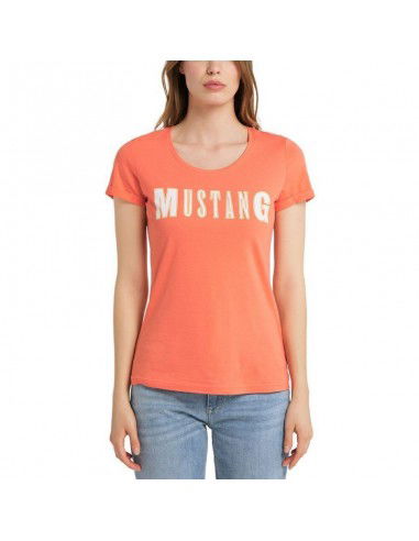 Mustang Γυναικείο T-shirt Ροζ 1009391-8204 Mustang Γυναικείο T-shirt Ροζ 1009391-8204
