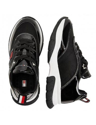 Tommy Hilfiger Παιδικά Sneakers Ανατομικά για Κορίτσι Μαύρα T3A4-31179-1022999 Tommy Hilfiger Παιδικά Sneakers Ανατομικά για Κορίτσι Μαύρα T3A4-31179-1022999