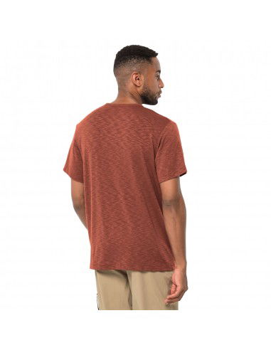 Jack Wolfskin Ανδρικό T-shirt Κοντομάνικο Κόκκινο 1808981-2188 Jack Wolfskin Ανδρικό T-shirt Κοντομάνικο Κόκκινο 1808981-2188