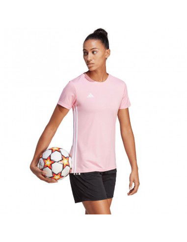 Adidas Tabela 23 Γυναικείο Αθλητικό T-shirt Fast Drying Ροζ IA9152 Adidas Tabela 23 Γυναικείο Αθλητικό T-shirt Fast Drying Ροζ IA9152