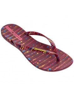 Ipanema Wave Art Σαγιονάρες σε Μπορντό Χρώμα 26287-20868 780-19319/RED