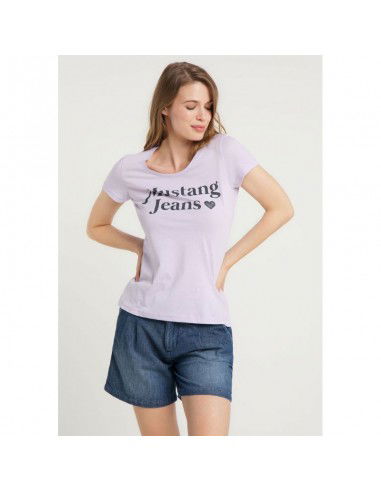 Mustang Γυναικείο T-shirt Μωβ 1009391-8076 Mustang Γυναικείο T-shirt Μωβ 1009391-8076
