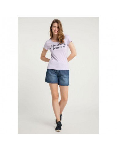 Mustang Γυναικείο T-shirt Μωβ 1009391-8076 Mustang Γυναικείο T-shirt Μωβ 1009391-8076