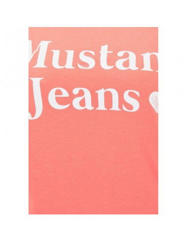 Mustang Γυναικείο T-shirt Ροζ 1009391-8204 Mustang Γυναικείο T-shirt Ροζ 1009391-8204