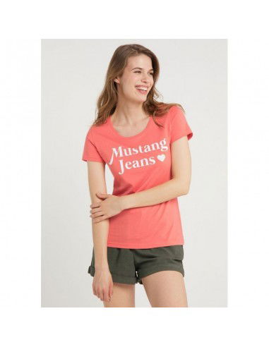 Mustang Γυναικείο T-shirt Ροζ 1009391-8204 Mustang Γυναικείο T-shirt Ροζ 1009391-8204