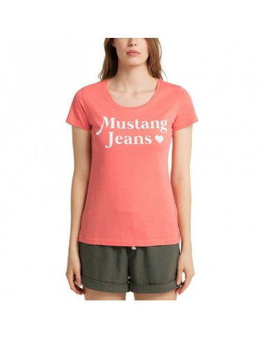 Mustang Γυναικείο T-shirt Ροζ 1009391-8204 Mustang Γυναικείο T-shirt Ροζ 1009391-8204