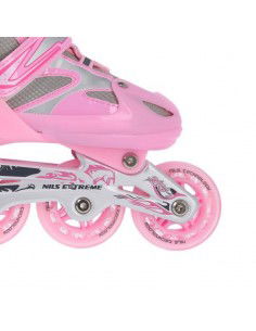 Nils Extreme NH18366 Inline Αυξομειούμενα Rollers Ροζ Παιδικά 2