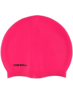 Crowell Σκουφάκι Κολύμβησης Ενηλίκων από Σιλικόνη Ροζ