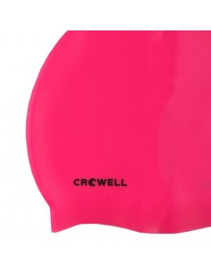 Crowell Σκουφάκι Κολύμβησης Ενηλίκων από Σιλικόνη Ροζ 2