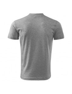 Malfini Ανδρικό Διαφημιστικό T-shirt Κοντομάνικο σε Γκρι Χρώμα MLI-14212 2