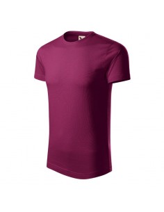 Malfini Ανδρικό Διαφημιστικό T-shirt Κοντομάνικο σε Μωβ Χρώμα MLI-17143