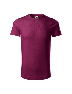 Malfini Ανδρικό Διαφημιστικό T-shirt Κοντομάνικο σε Μωβ Χρώμα MLI-17143 2