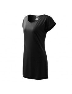 Malfini Καλοκαιρινό Mini T-shirt Φόρεμα Μαύρο MLI-12301