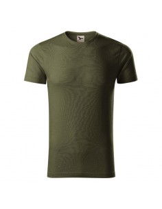 Malfini Ανδρικό Διαφημιστικό T-shirt Κοντομάνικο σε Καφέ Χρώμα MLI-17369 2