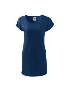 Malfini Καλοκαιρινό Mini T-shirt Φόρεμα Μπλε MLI-12387 2