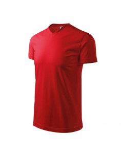 Malfini Heavy Vneck M MLI11107 Tshirt red