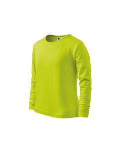 Malfini FitT LS Jr Tshirt MLI12162 lime