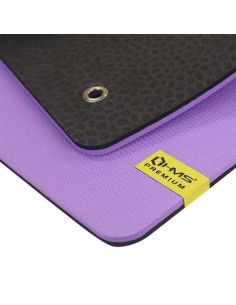 Club fitness mat with holes HMS Premium MFK01 Violet Black 2